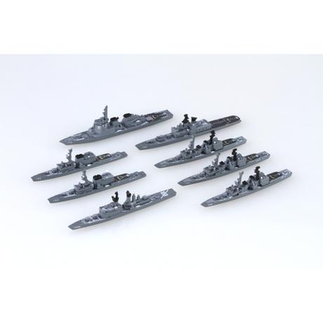 フジミ模型 1/3000 軍艦35 海上自衛隊第2護衛隊群(1998年) : フジミ
