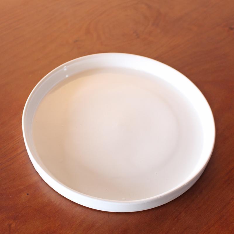 鉢皿 L 受け皿 陶器 直径21cm 高級感ある陶器製【鉢皿のみの購入不可