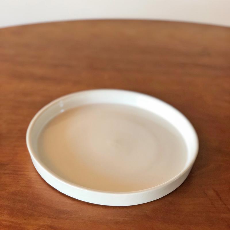 鉢皿 M 受け皿 陶器 直径18cm 高級感ある陶器製【鉢皿のみの購入不可