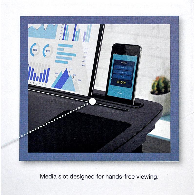 多目的ラップトレイ Multi-Tasking BAMBOO LAP TRAY Black