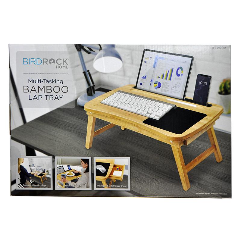 多目的ラップトレイ MultiTasking BAMBOO LAP TRAY 木目 パソコンデスク コストコ通販 COSTCO