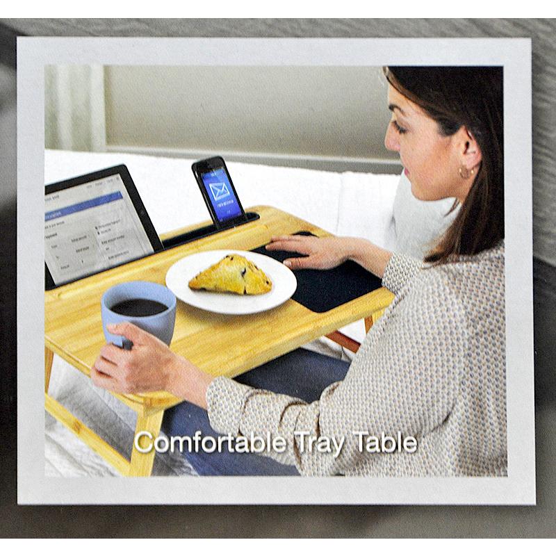 多目的ラップトレイ MultiTasking BAMBOO LAP TRAY 木目 パソコンデスク コストコ通販 COSTCO