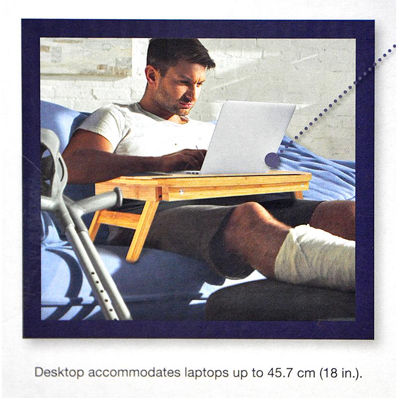 多目的ラップトレイ MultiTasking BAMBOO LAP TRAY 木目 パソコンデスク コストコ通販 COSTCO