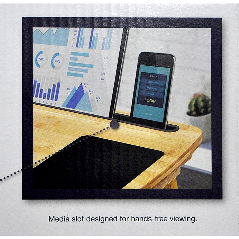 多目的ラップトレイ MultiTasking BAMBOO LAP TRAY 木目 パソコンデスク コストコ通販 COSTCO