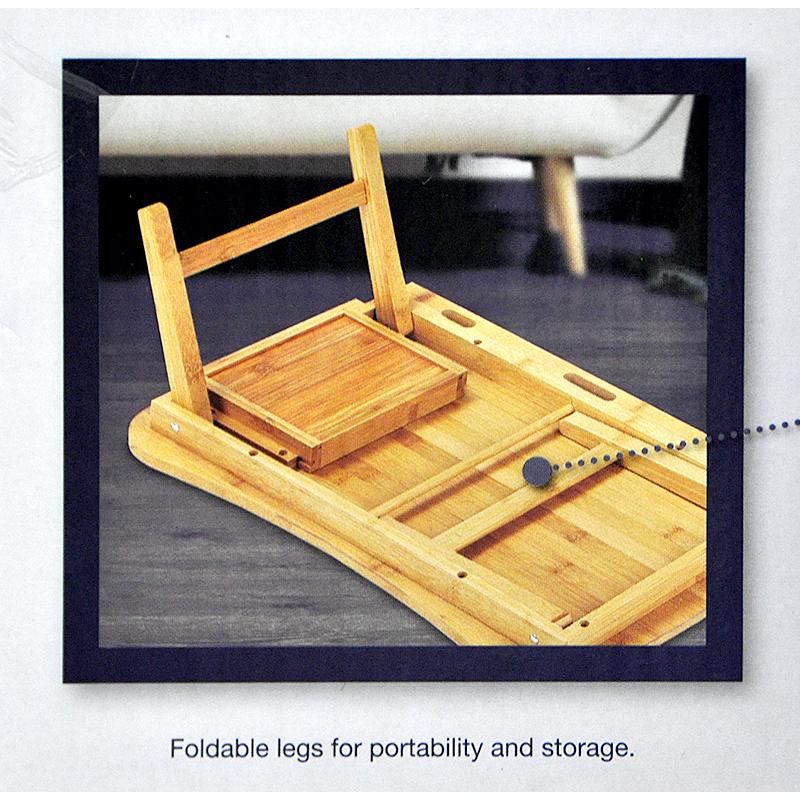 多目的ラップトレイ MultiTasking BAMBOO LAP TRAY 木目 パソコンデスク コストコ通販 COSTCO