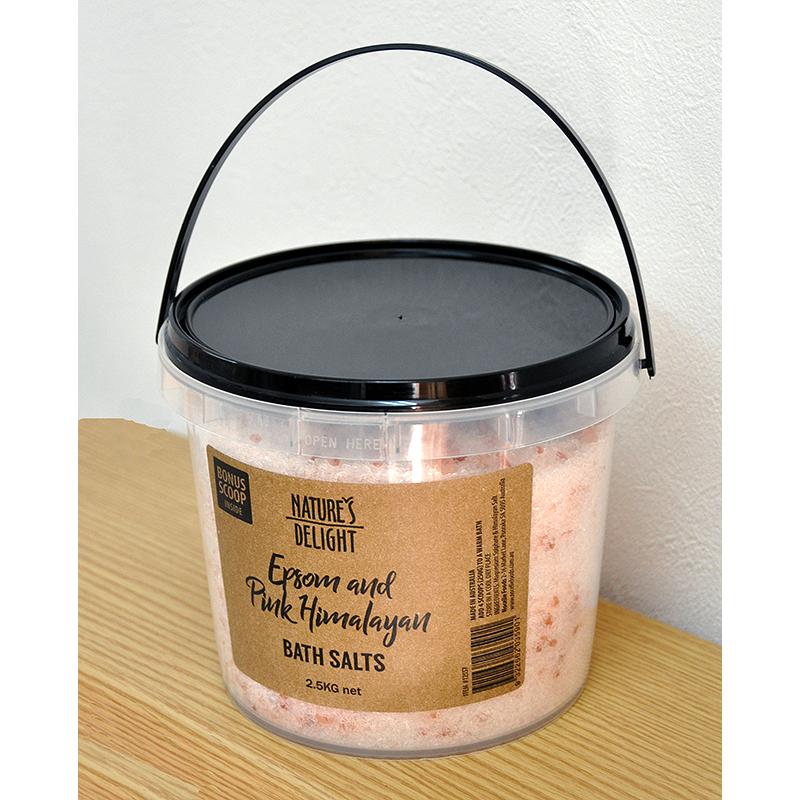 ネイチャーズ デライト エプソム＆ピンクヒマラヤン バスソルト 2.5kg コストコ通販 COSTCO natursdelight