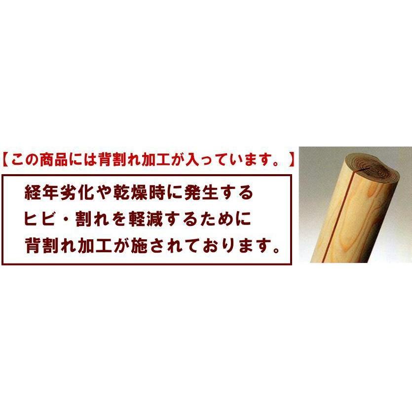 栗　天然木　縦割り　丸太　高さ約42㎝ 丸太（長さ100cm直径6cm） 背割り・ロータリー加工丸太 ※別途送料を
