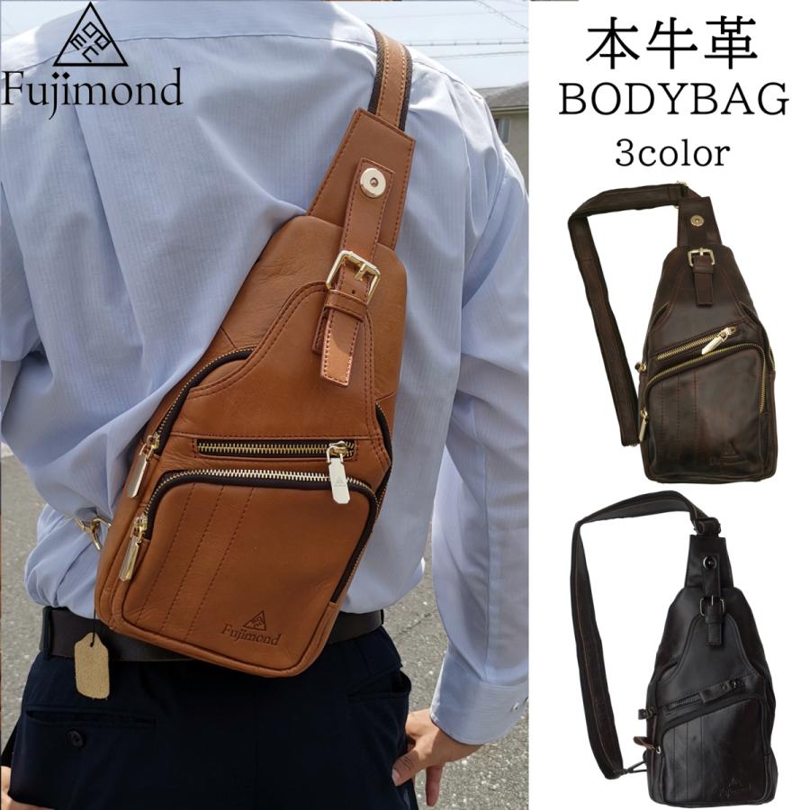 ✨オールレザー　トゥミ ボディバッグ 肩掛け　 本革　ダークブラウン　メンズ TIDING ボディバッグ 本革 ワンショルダーバッグ 左右両掛け 厚手牛革