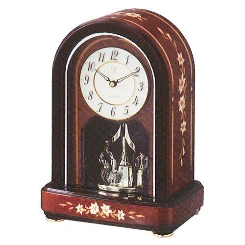 【新品未使用】4SG786HG06 RHG-S70 [日本製象嵌細工置時計] 時計 RHG-S70 4SG786HG06 置時計 象嵌細工 RHYTHM リズム時計工業