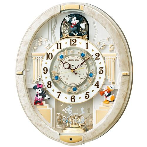 ディズニー　電波時計　セイコー SEIKO（セイコー） 時計 電波 掛時計 FW574W ディズニータイム : 藤本