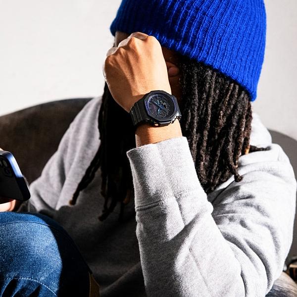 G-SHOCK 腕時計 GA-2100VB-1AJF カシオ CASIO Virtual Blue カーボン 