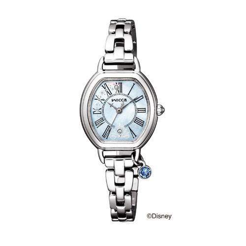 ✨希少✨CITIZEN wicca シンデレラ ディズニー シルバー ウィッカ ディズニー『シンデレラ』“ガラスの靴”モチーフの限定腕時計