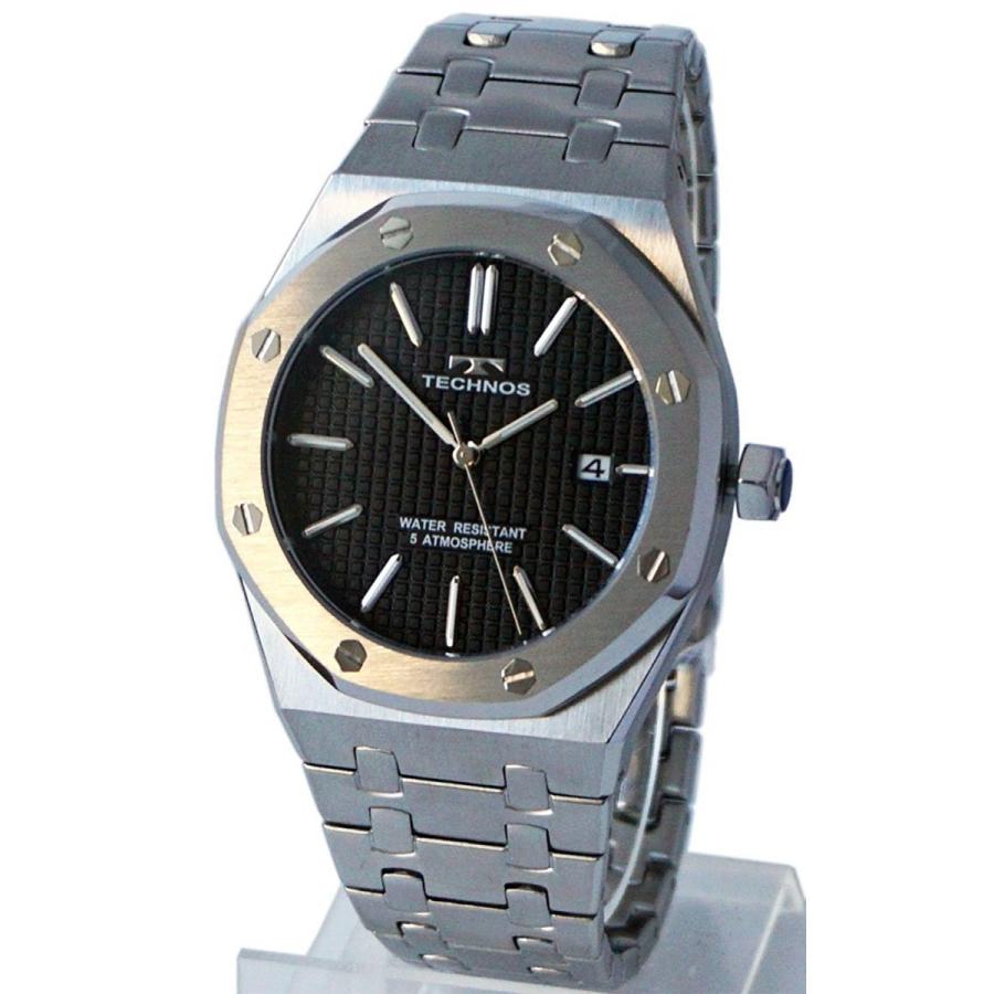 腕時計 TECHNOS テクノス T9539SB カレンダー 日付 クォーツ ウォッチ