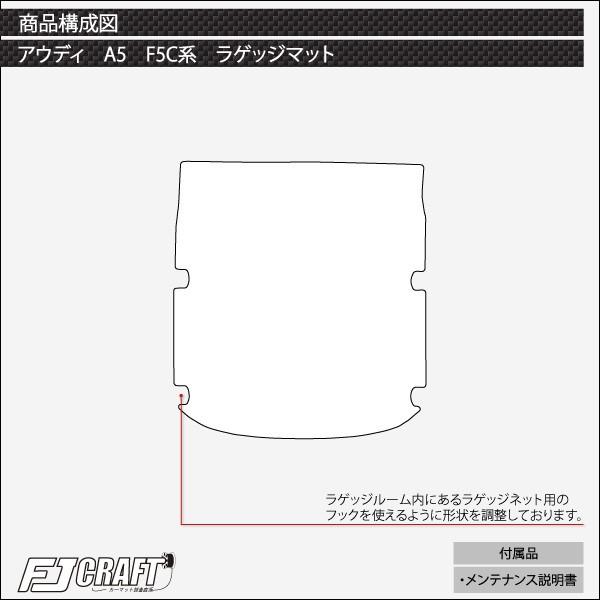 【5/25-26★1500円クーポン】アウディ A5 クーペ F5C系 ラゲッジマット (チェック)｜fujimoto-youhin｜05