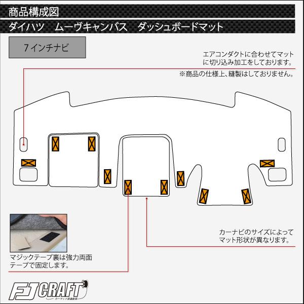 ダイハツ（DAIHATSU） 新型 ムーヴ キャンバス LA850S LA860S ダッシュ