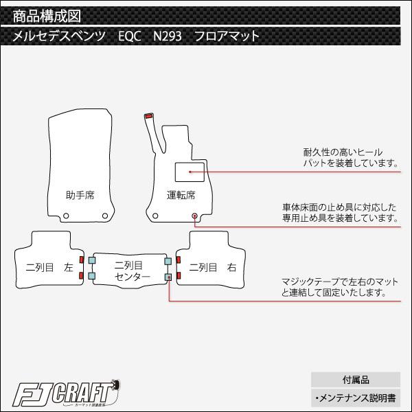 メルセデス ベンツ EQC フロアマット (プレミアム)｜fujimoto-youhin｜04