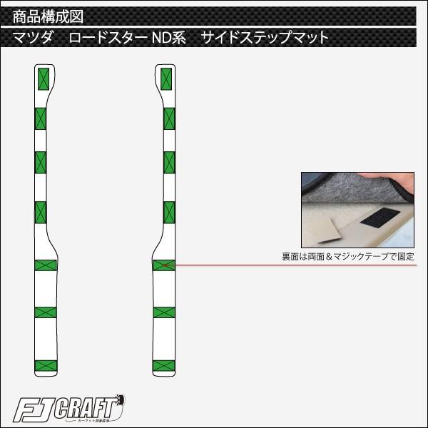 マツダ（Mazda） ロードスター ND系 サイドステップマット (ラバー