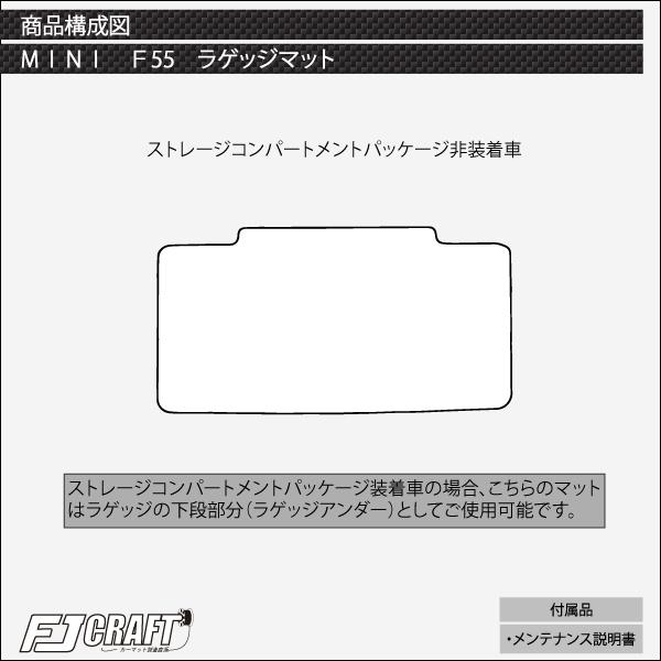 MINI ミニ F55 ラゲッジマット (クロス)｜fujimoto-youhin｜04