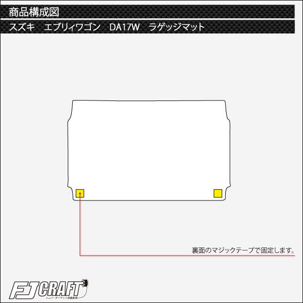 スズキ エブリイ ワゴン DA17W フロアマット ラゲッジマット スズキ エブリイ ワゴン DA17W フロアマット ラゲッジマット