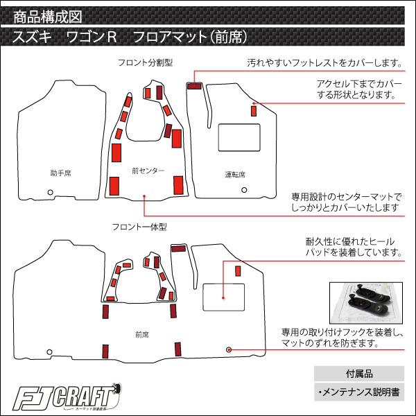 【5/12★1500円クーポン】スズキ 新型 ワゴンR MH35S MH55S MH85S MH95S フロアマット (スタンダード)｜fujimoto-youhin｜06