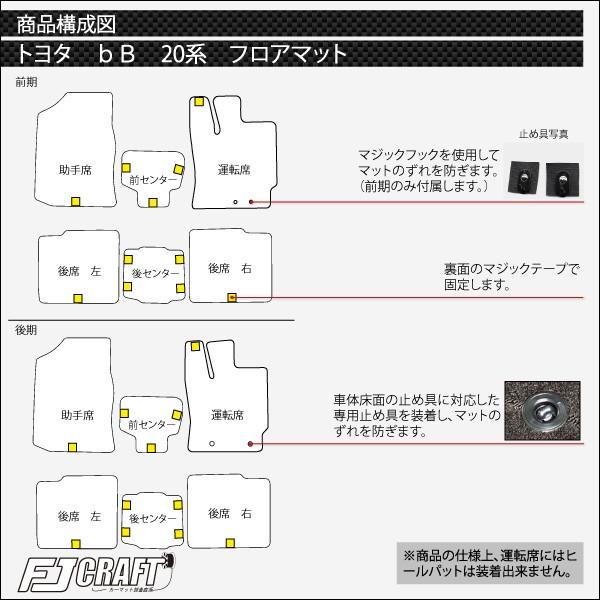 トヨタ（TOYOTA） bB 20系 フロアマット (ラバー) : FJ CRAFT - 通販