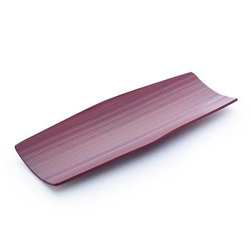 黒と赤のプラスチックおしぼりトレイ 42cm x 30cm ２１枚 おしぼりトレー のし竹 溜 おしぼりトレイ おしぼり入れ おしぼり受け