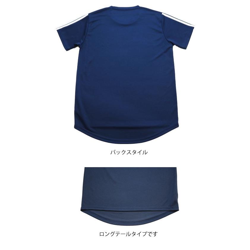 アディダス Tシャツ 半袖  グンゼ メンズTシャツ アディダスネオ 袖3本ライン adidas neo GUNZE メッシュTシャツ ASC113A｜fujinitt｜05