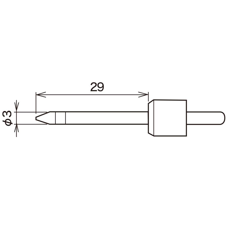 【太洋電機産業】 goot グット 替こて先  ＭＳＤ−２０用  ＭＳＤ−２０ＨＲＴ−Ｂ｜fujino-netshop｜03