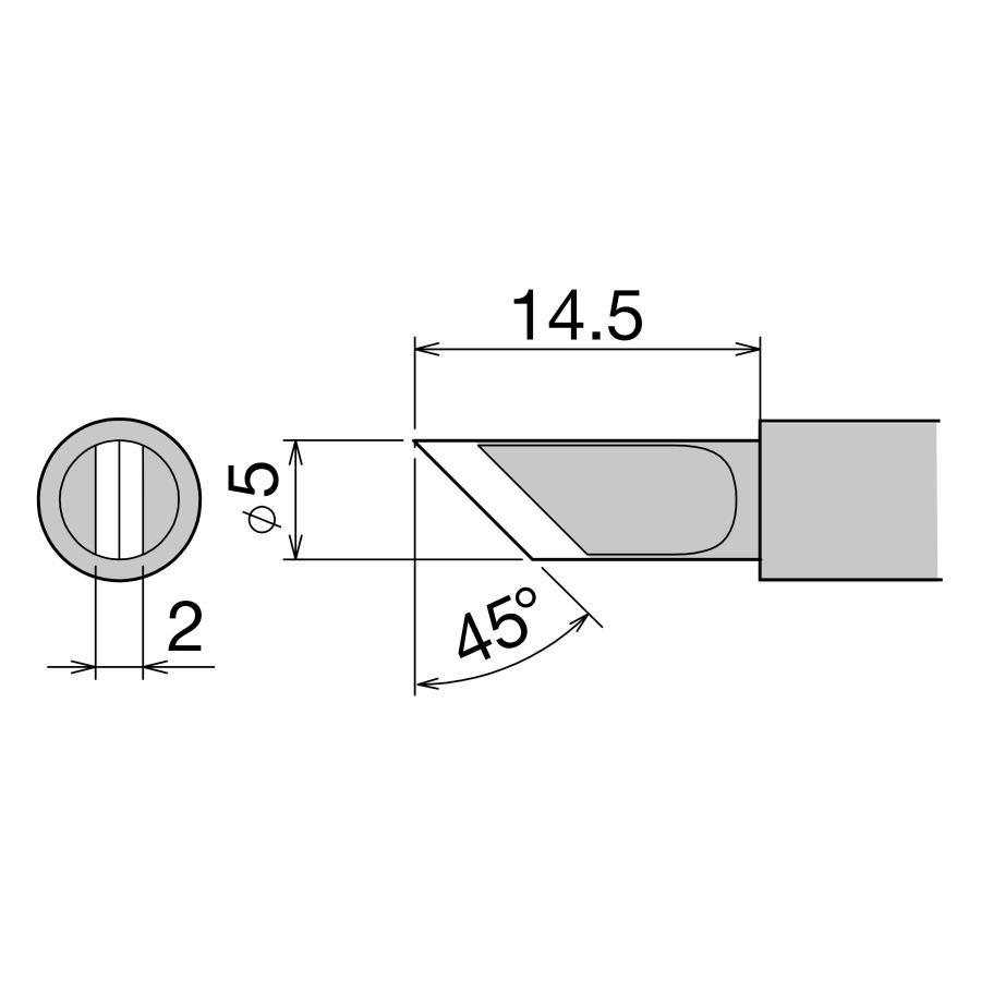 【太洋電機産業】 goot グット 替こて先 (PX-280用)　PX-28RT-5K｜fujino-netshop｜04