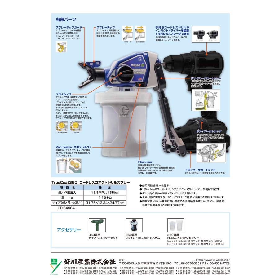 グラコ 充電式スプレーガン 電動塗装ガン 電動スプレーガン グラコ 充電式スプレーガン 電動塗装ガン 電動スプレーガン