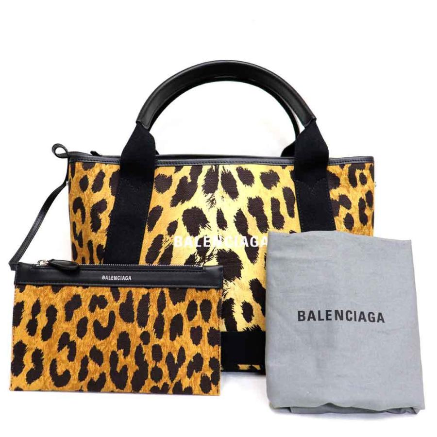 ⭐️ 極美品 バレンシアガ ネイビーカバス XS トート バッグ ヒョウ柄 Amazon | (バレンシアガ)BALENCIAGA NAVY CABAS S トートバッグ