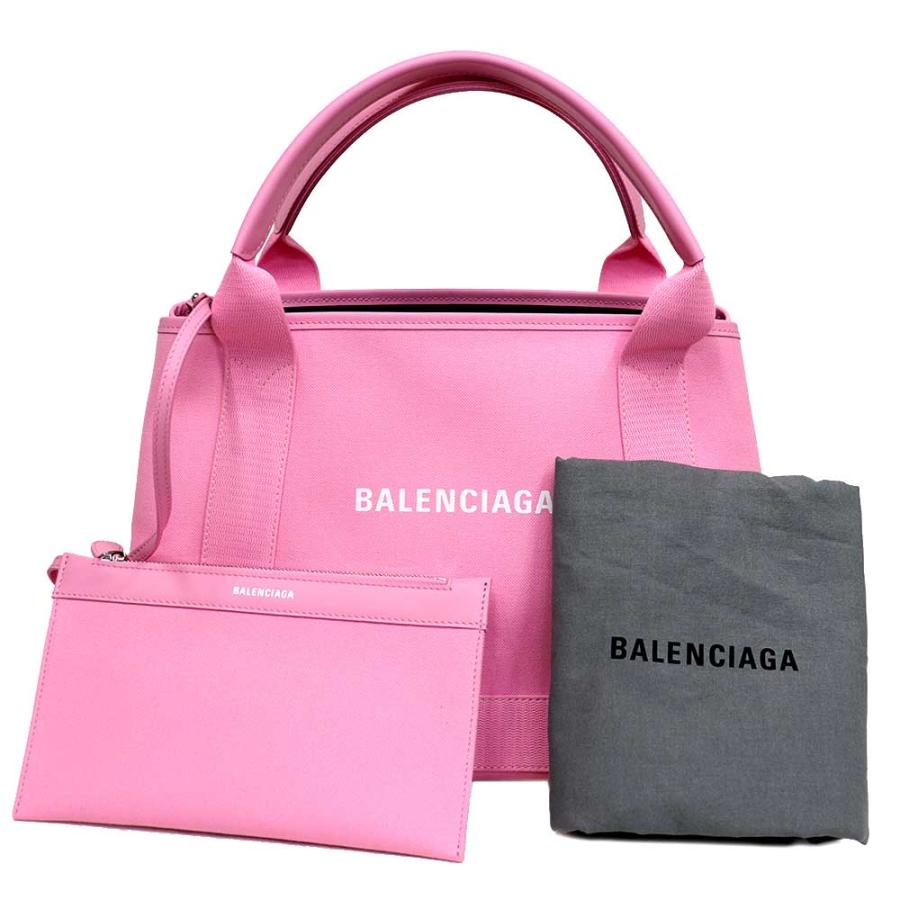 BALENCIAGA ネイビースモールカバス ピンク NAVY（BALENCIAGA