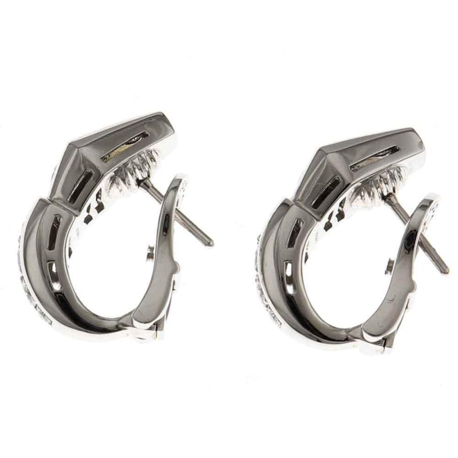 セルペンティ (美品)ブルガリ BVLGARI ダイヤピアス クリップ式 K18 WG