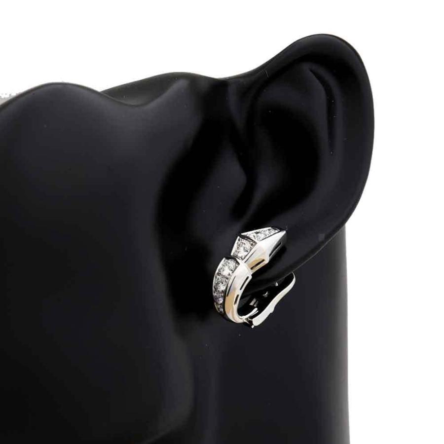 セルペンティ (美品)ブルガリ BVLGARI ダイヤピアス クリップ式 セルペンティ (美品)ブルガリ BVLGARI ダイヤピアス クリップ式