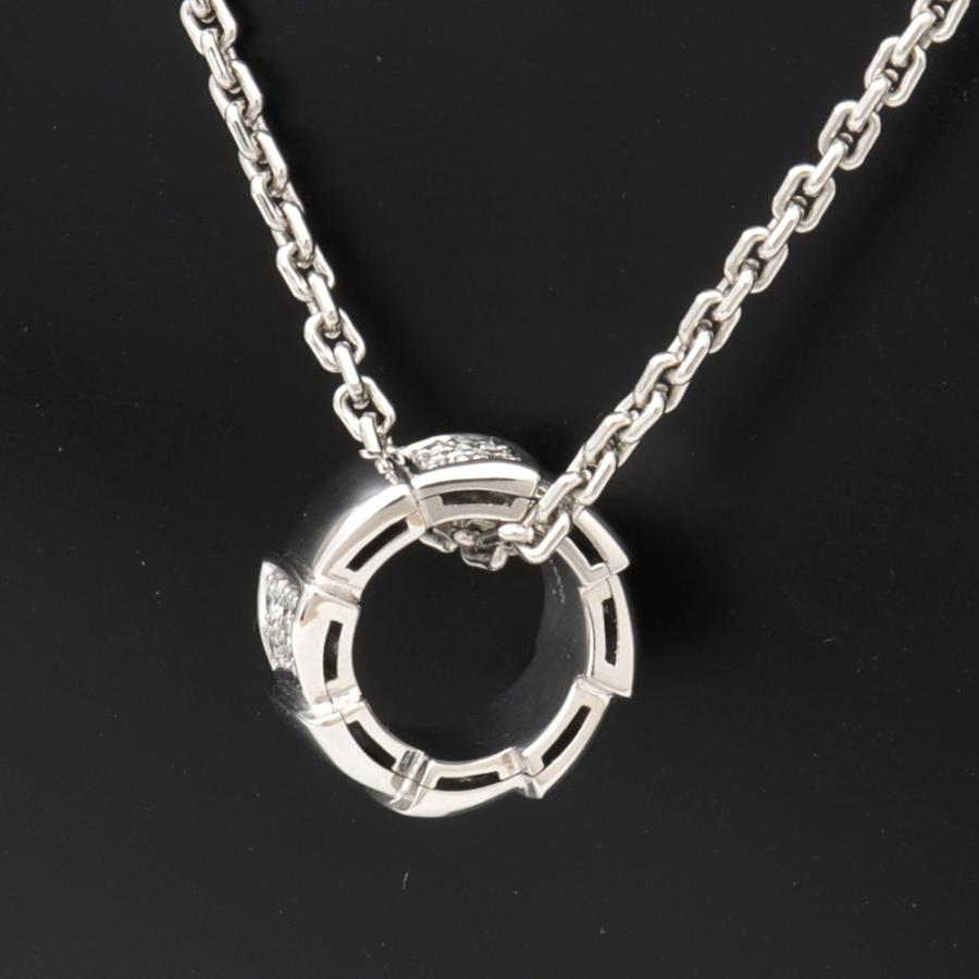 セルペンティ ネックレス ホワイトゴールド ダイヤモンド 美品 BVLGARI（ブルガリ） 【美品】ブルガリ セルペンティ ヴァイパー