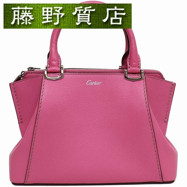 C DE CARTIER （美品）カルティエ Cドゥ カルティエ バッグ ミニ 2way 