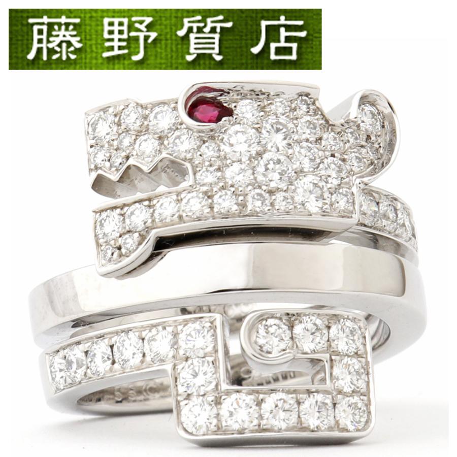 Cartier （美品）カルティエ CARTIER ル ベゼ デュ ドラゴンリング 