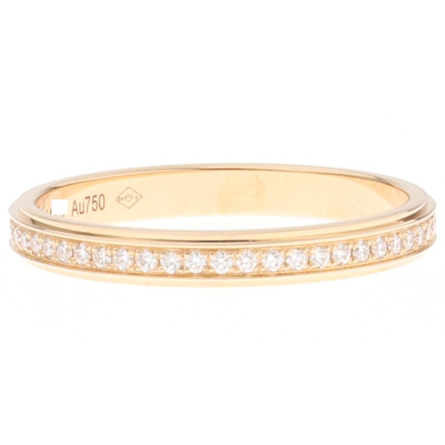 カルティエ ダムール (美品) CARTIER ウェディング フル ダイヤ リング