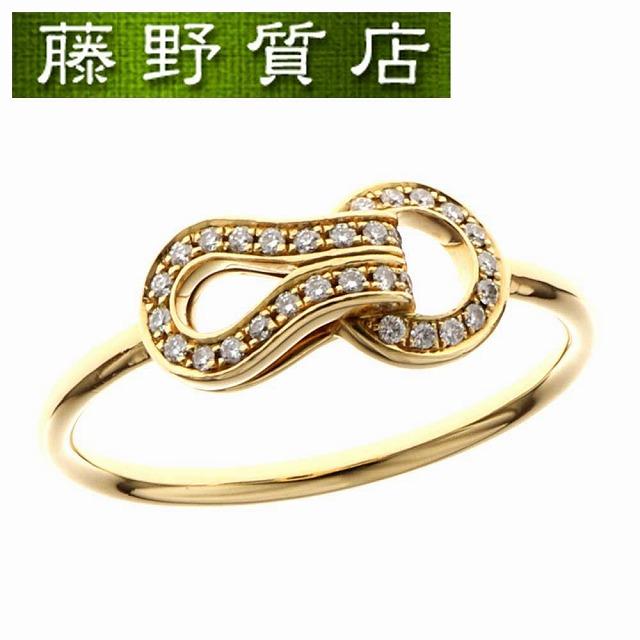 AGRAFE カルティエ CARTIER アグラフ ダイヤリング #55 約14.5号 指輪 