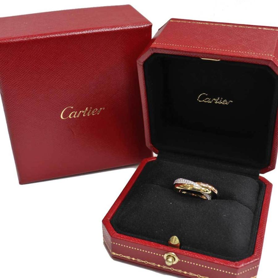 TRINITY（Cartier） （美品）カルティエ CARTIER トリニティ パヴェ 3