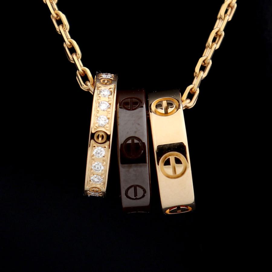 LOVE（Cartier） （美品）カルティエ CARTIER ラブ スリー フープ 