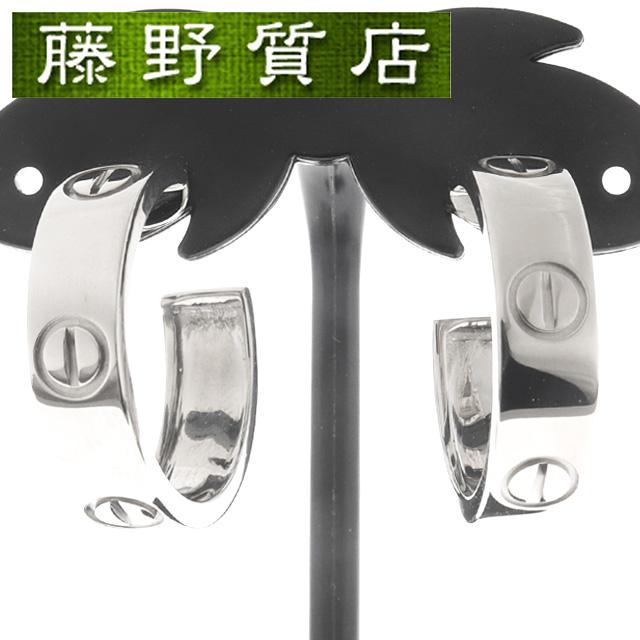 Cartier カルティエ ラブピアス ホワイトゴールド LOVE（Cartier） （新品仕上げ済）カルティエ CARTIER ラブ ピアス