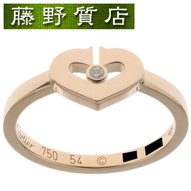 ⚪︎Cartier カルティエ Cハート ダイヤ PG750 3.7g 12.5号 ⚪︎Cartier カルティエ Cハート ダイヤ PG750 3.7g 12.5号 - メルカリ