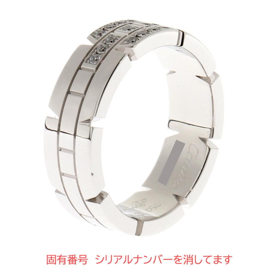 美品) カルティエ CARTIER タンク フランセーズ リング 指輪 #53 K18 