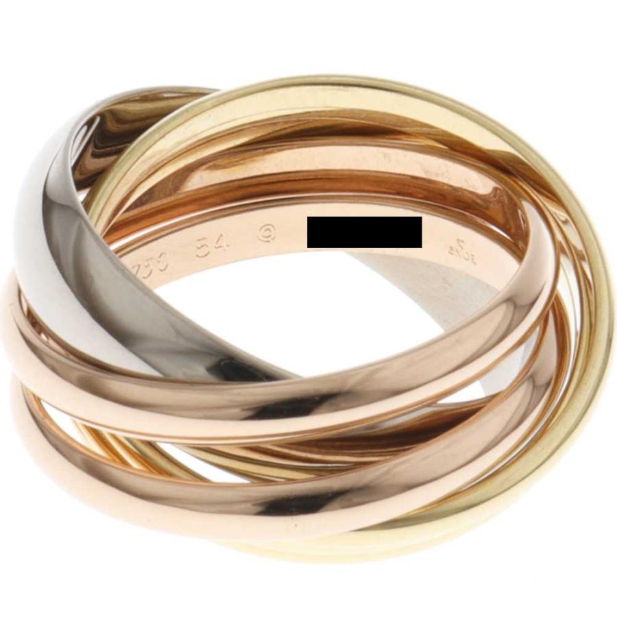 【カルティエ/Cartier】 トリニティリング 9号 K18YG/WG/PG カルティエ/Cartier】 トリニティリング 9号 K18YG/WG/PG