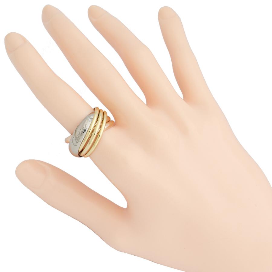 Cartier K18 トリニティリング Cartier カルティエ トリニティリング 5連 ブランドオフ CARTIER