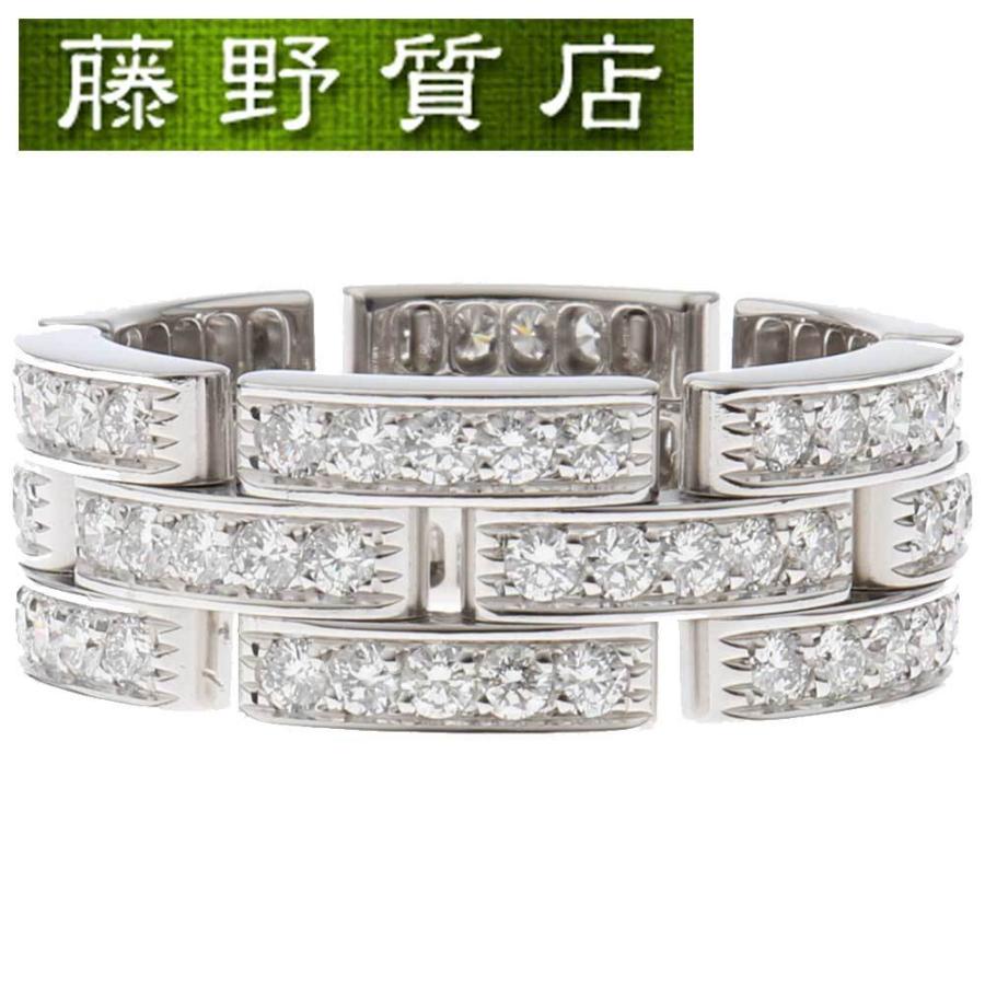 【美品】カルティエ　Cartier マイヨンパンテール　WG ダイヤ付　53 MAILLON DE CARTIER (美品) カルティエ マイヨン パンテール ダイヤ