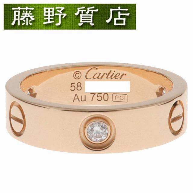 LOVE（Cartier） （美品）カルティエ CARTIER ラブリング LOVE ハーフ 
