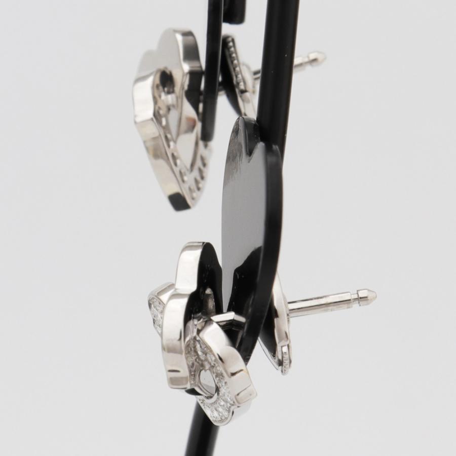 Cartier カルティエ CARTIER ダブルハートピアス ダイヤ K18