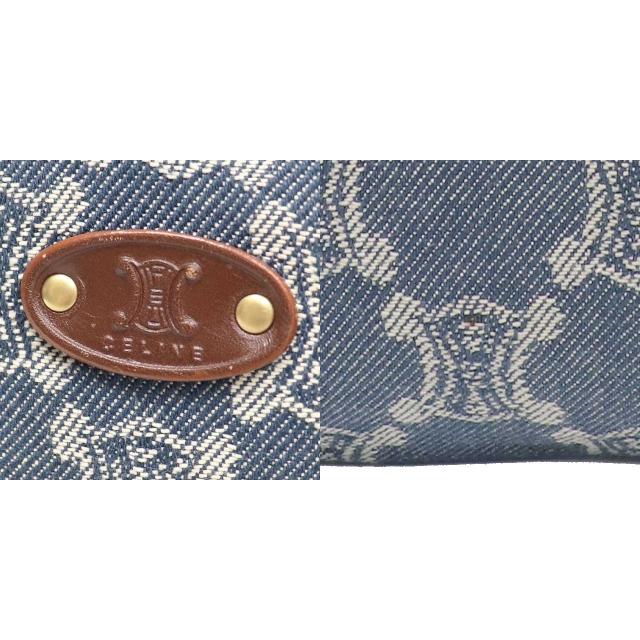 CELINE セリーヌ デニム ミニ バック ハンドバッグ ブルー系